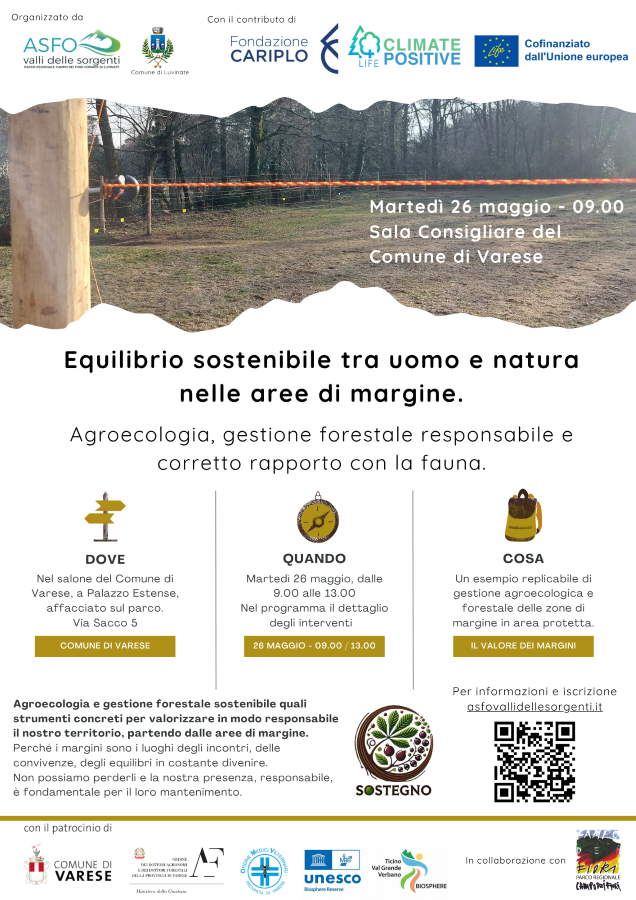 Locandina evento 26 maggio Varese